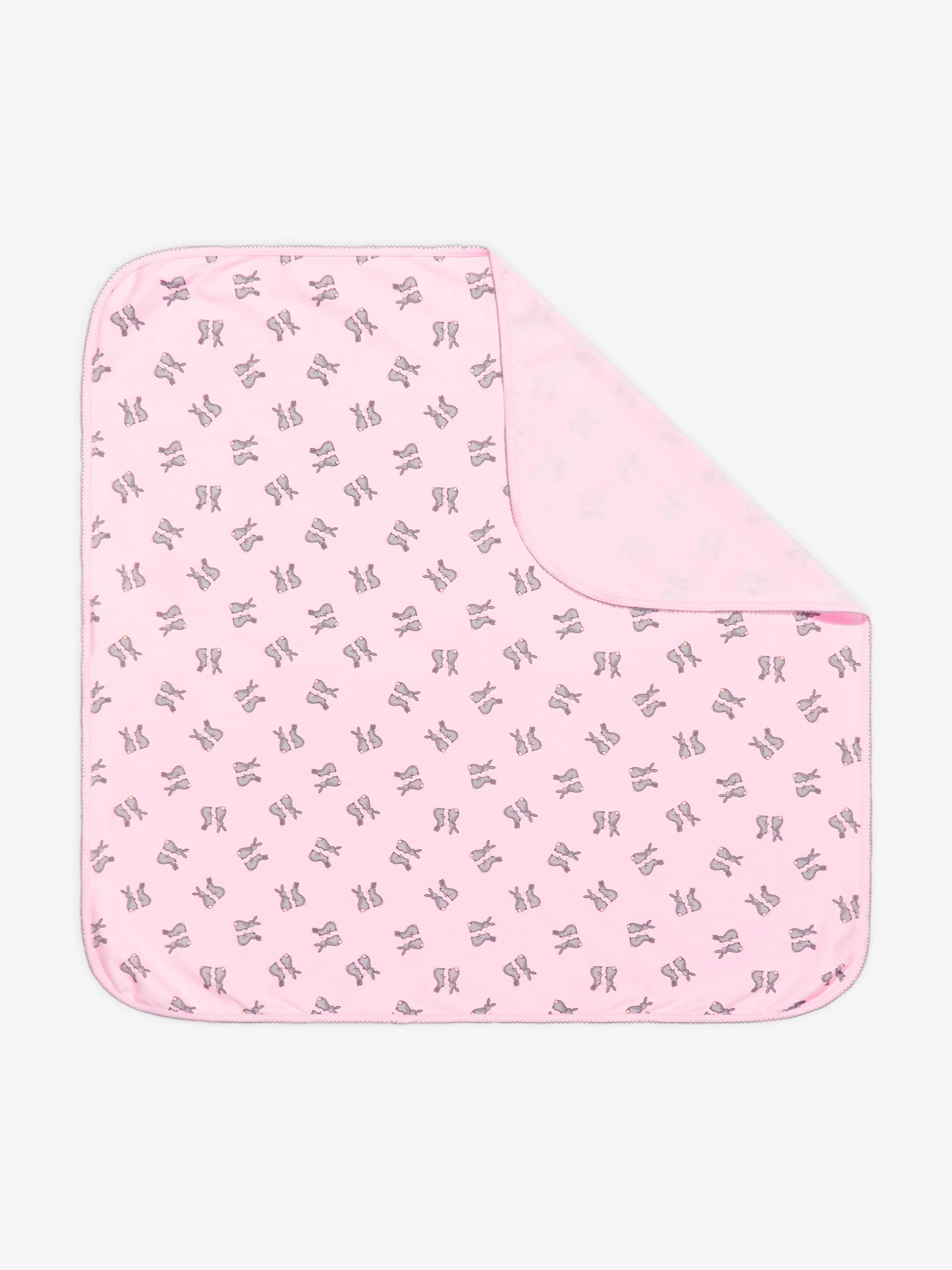 Rachel Riley Baby Girls Bunny Blanket in Pink