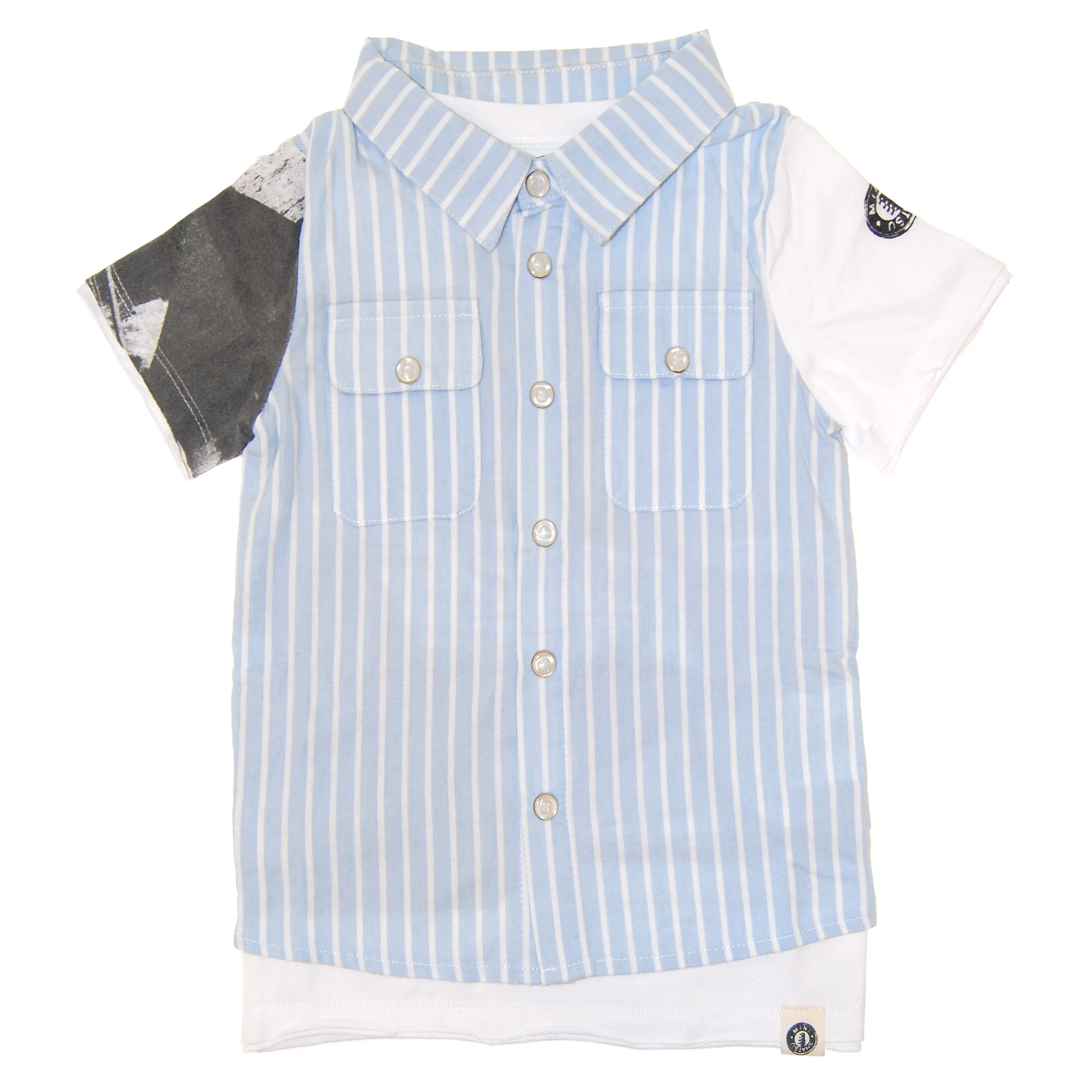 Real Summer Stripe Vest T-Shirt by: Mini Shatsu