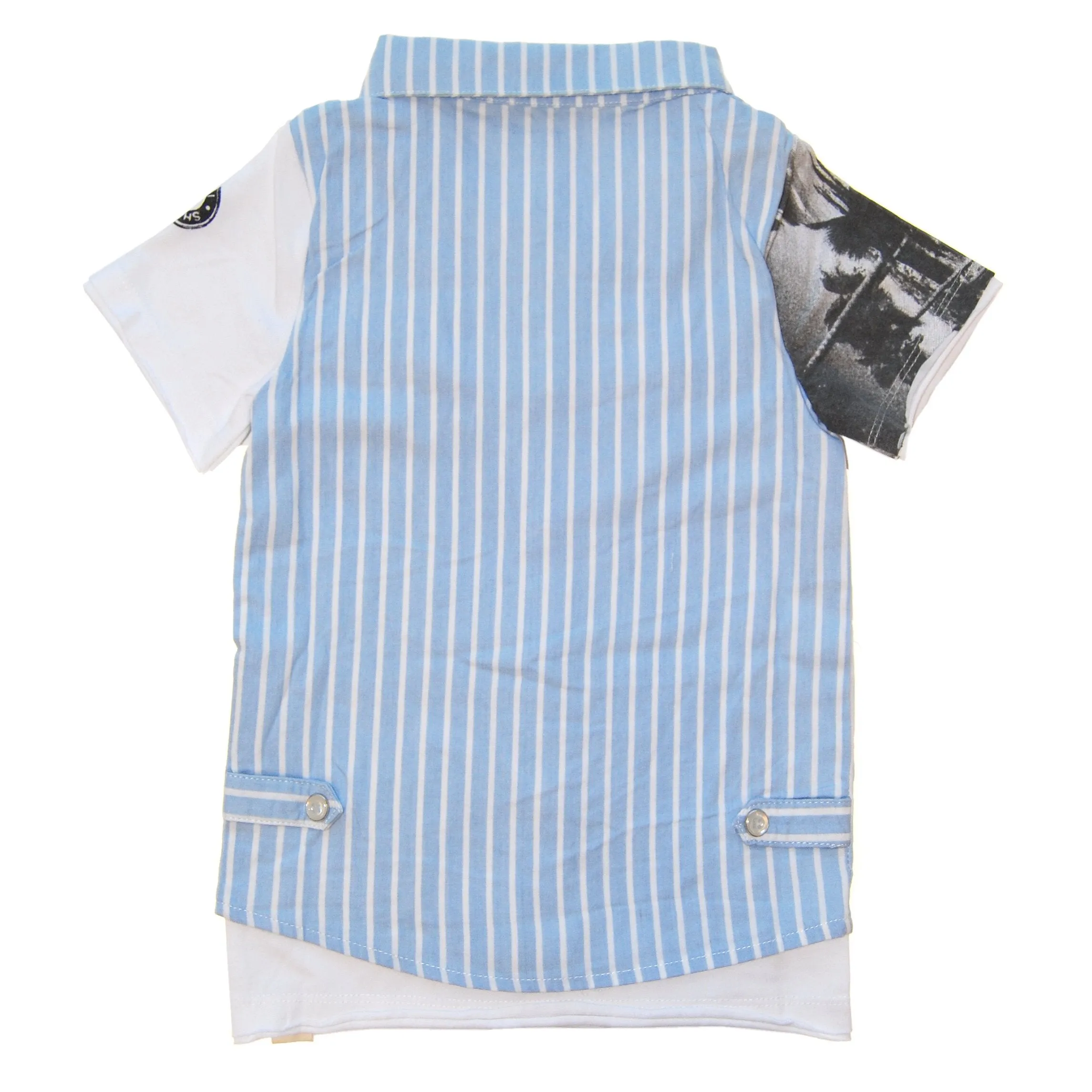 Real Summer Stripe Vest T-Shirt by: Mini Shatsu