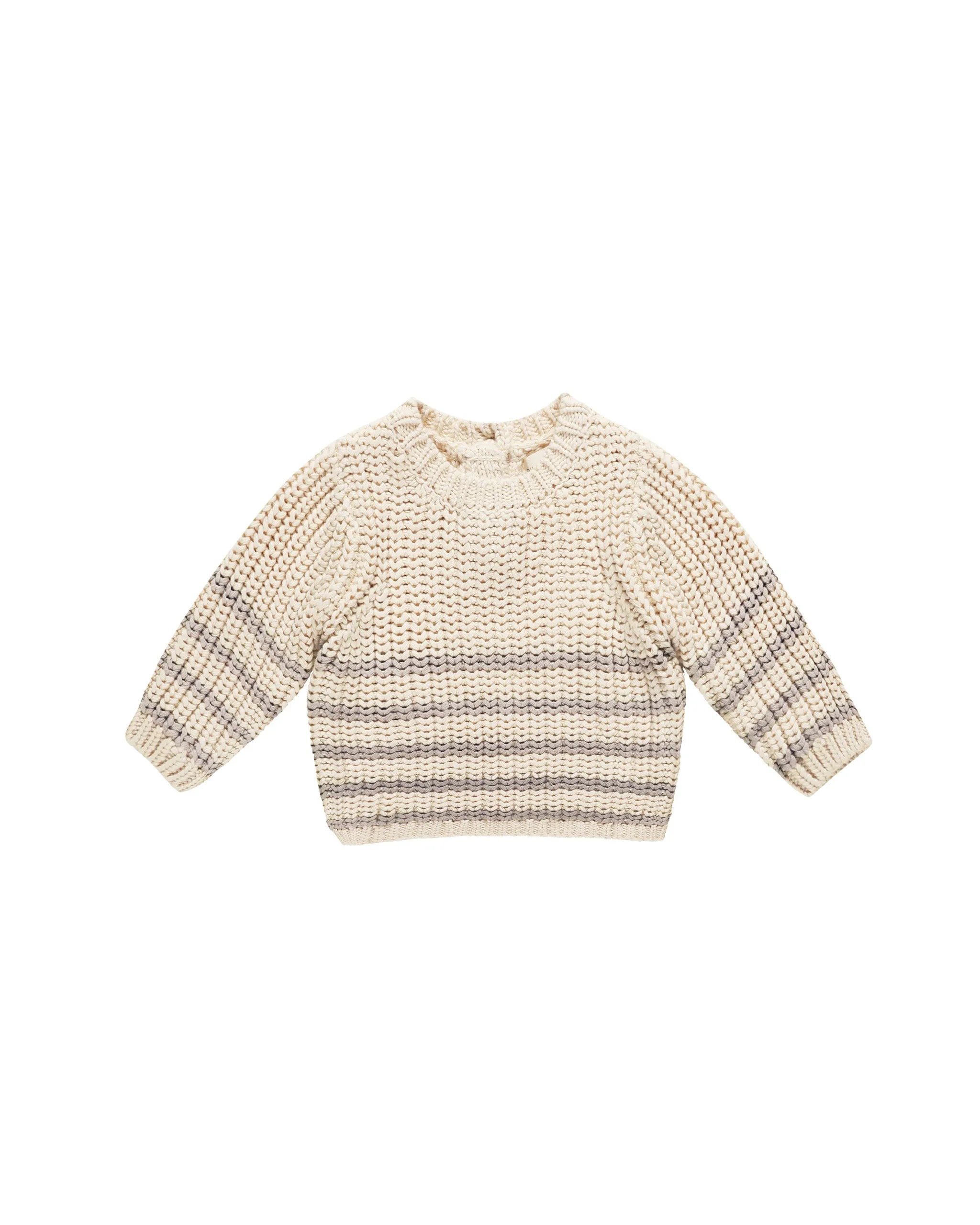 REX SWEATER || FOG STRIPE