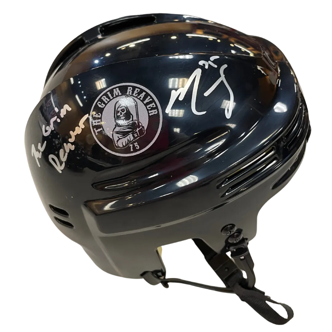 Ryan Reaves Autographed Fan HQ Exclusive SotaStick Art Mini Helmet (Numbered Edition)