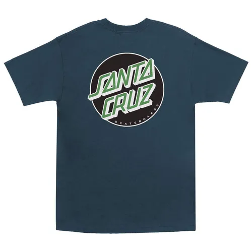 Santa Cruz Skateboards Shirt Other Dot Harbor Blue/Black/Green