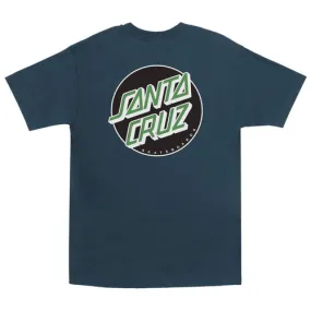 Santa Cruz Skateboards Shirt Other Dot Harbor Blue/Black/Green