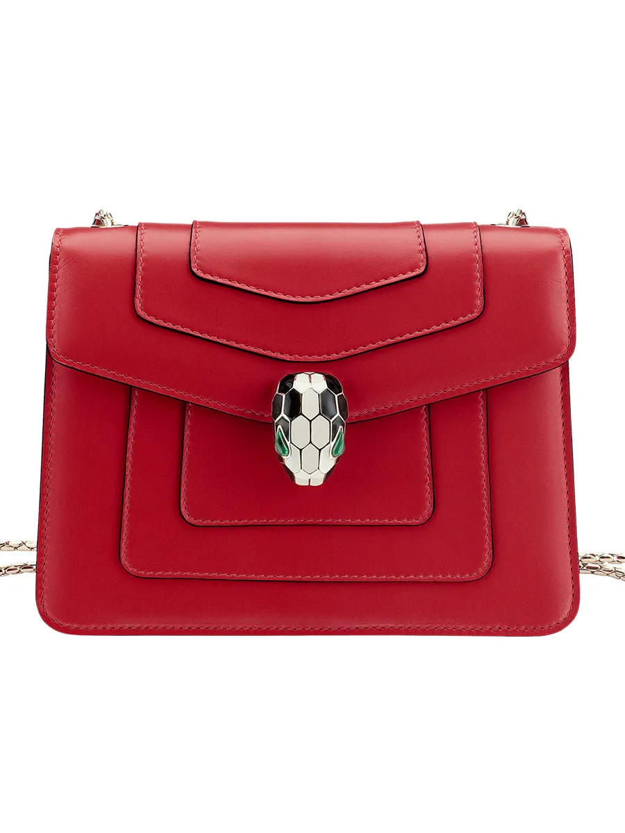 Serpenti Forever Crossbody Bag in Rubi Red