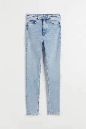 Shaping High Ankle Jeans - High waist - Ankle length - Light denim blue - Ladies | H&M GB