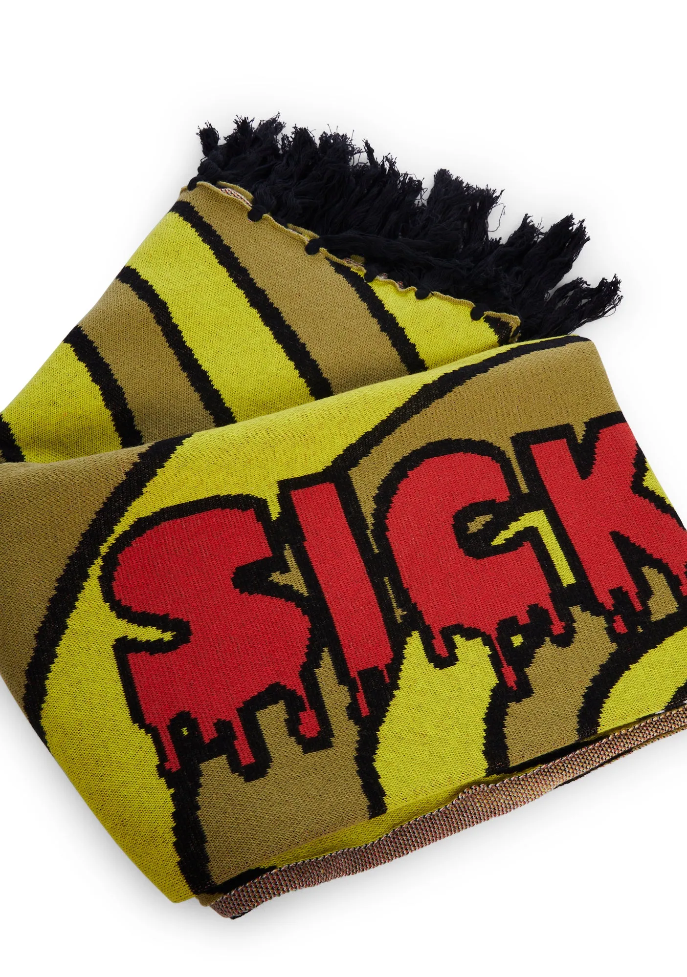 Sick Sad World Intarsia Blanket-