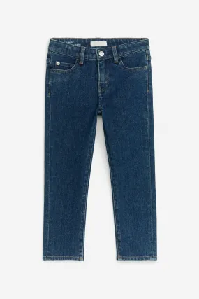 Slim Stretch Jeans - Regular waist - Long - Dark Blue - Kids | H&M GB