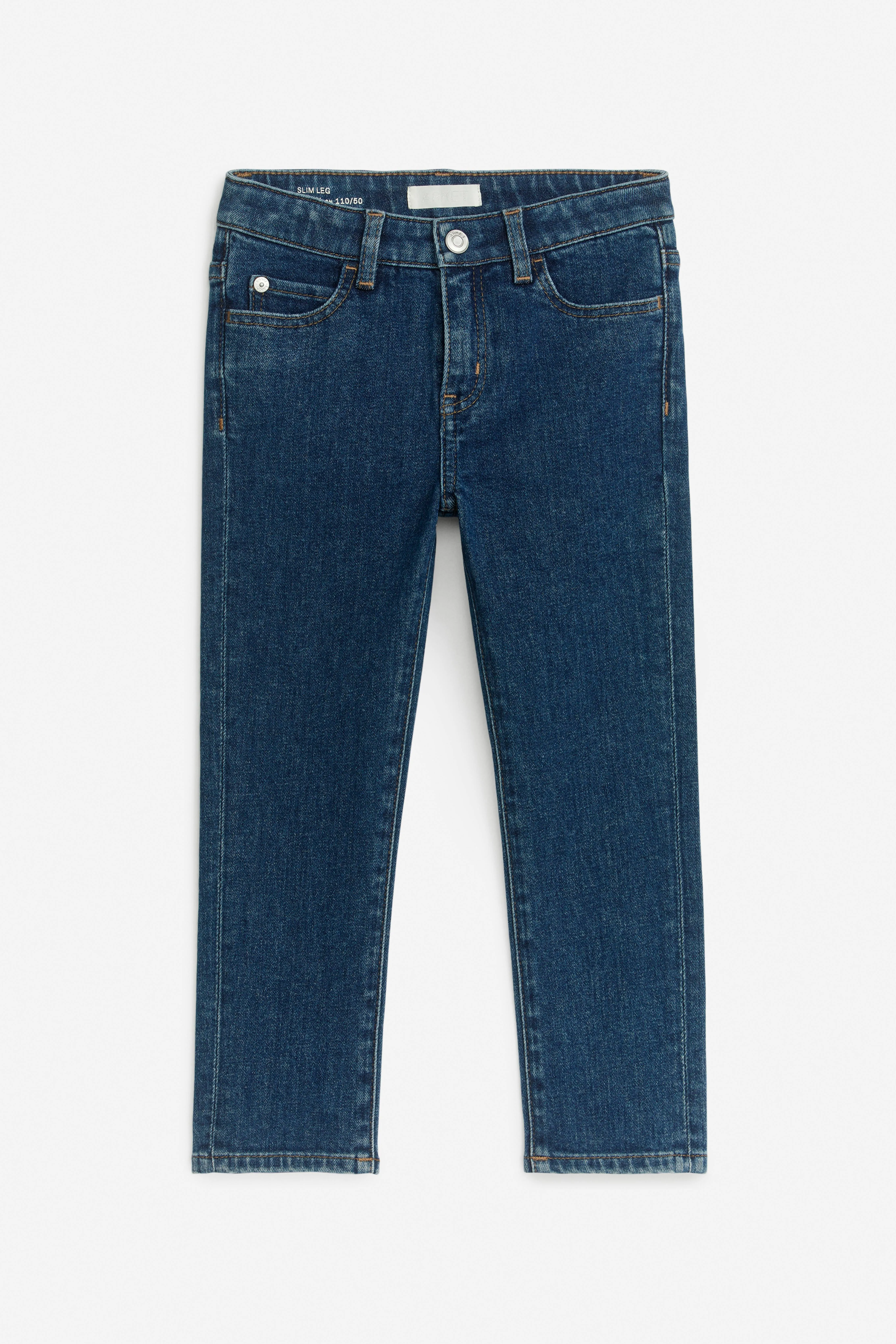 Slim Stretch Jeans - Regular waist - Long - Dark Blue - Kids | H&M GB