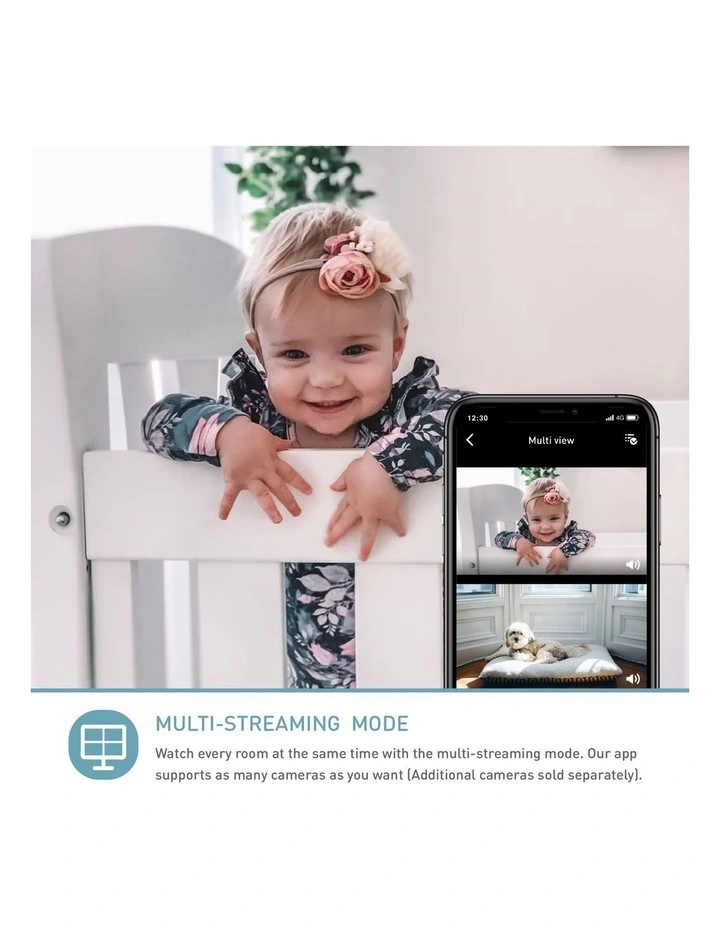 Smart Baby Camera in Turquoise