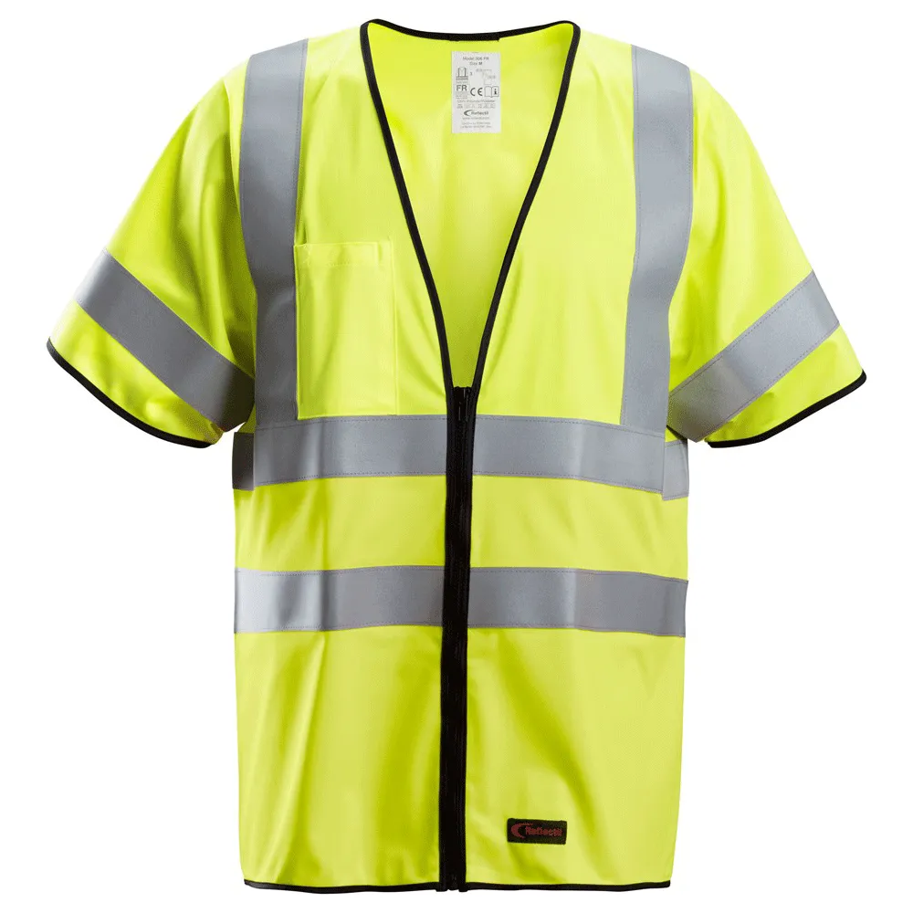 Snickers 4361 ProtecWork, Flame Retardant Hi-Vis Vest, Class 3 Various Colours