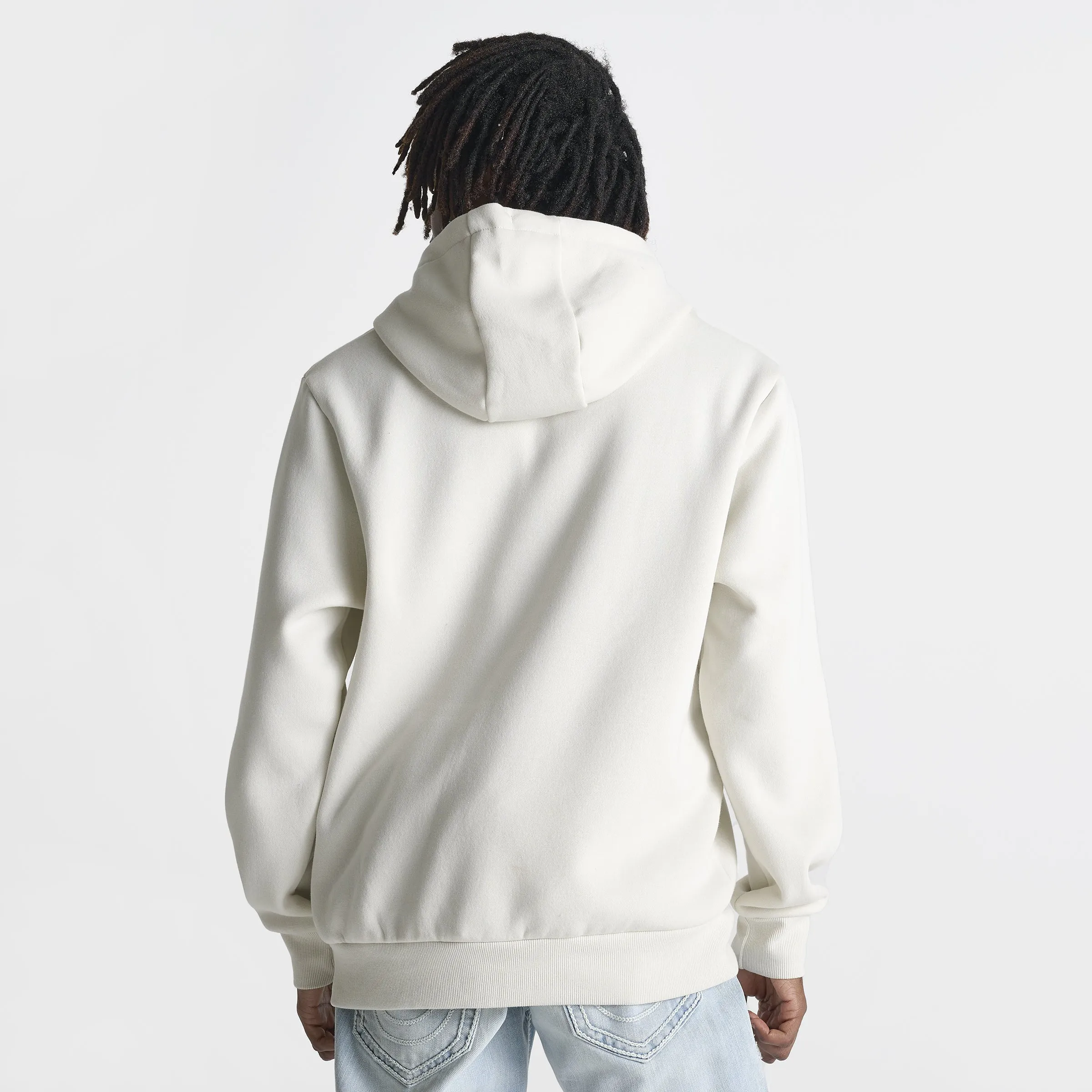 Sonneti London Fleece Pullover Hoodie / White Onyx