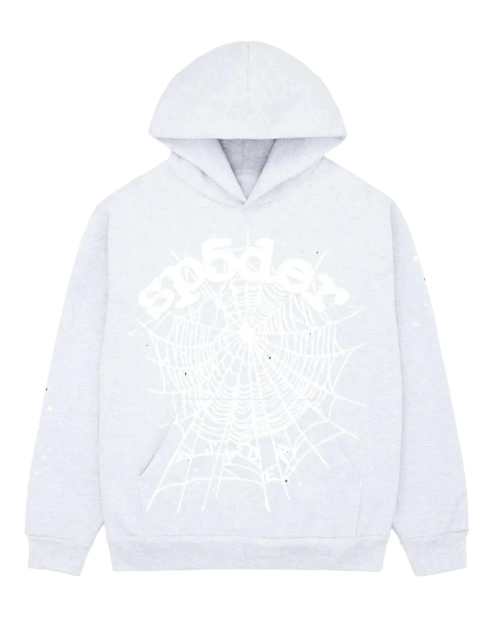 Sp5der OG Web Hoodie Heather Grey