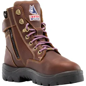 Steel Blue Southern Cross Zip Women's Steel Toe Internal Metatarsal Puncture-Resisting Work Boot