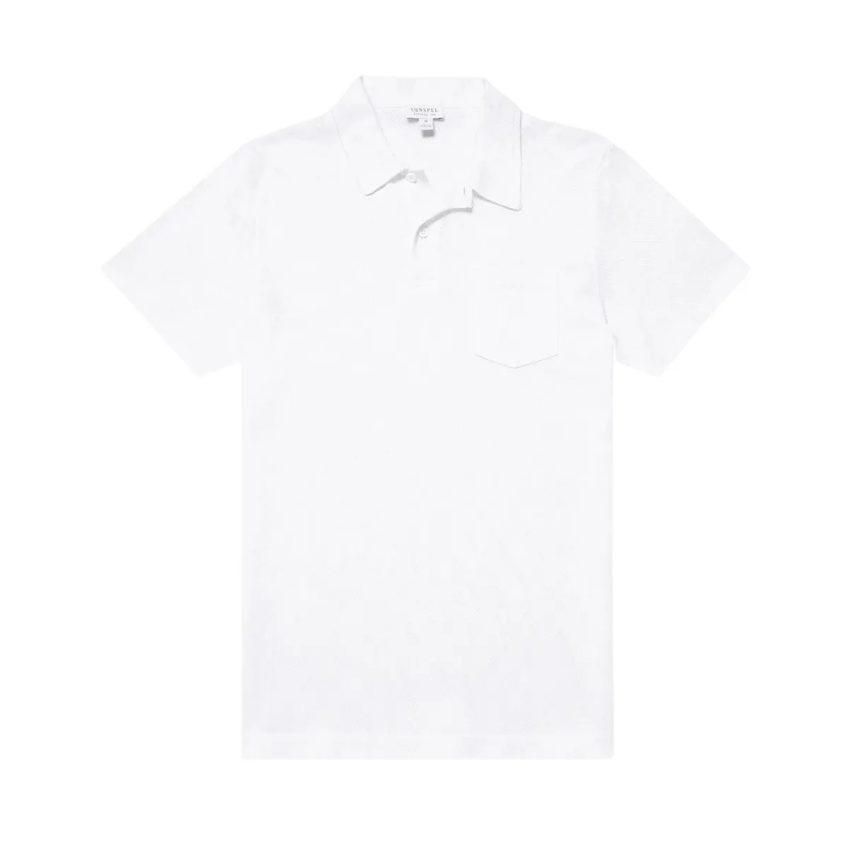 Sunspel   Riviera Polo Shirt White