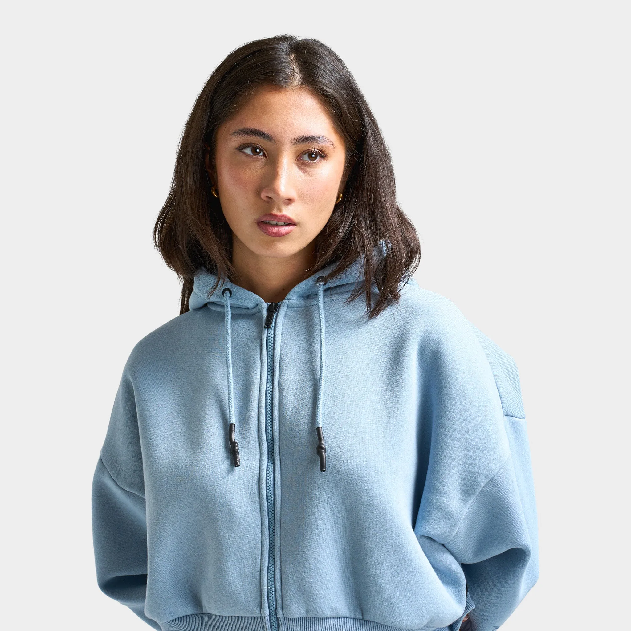 Supply & Demand Women's Monair Full Zip Hoodie / Dusty Blue