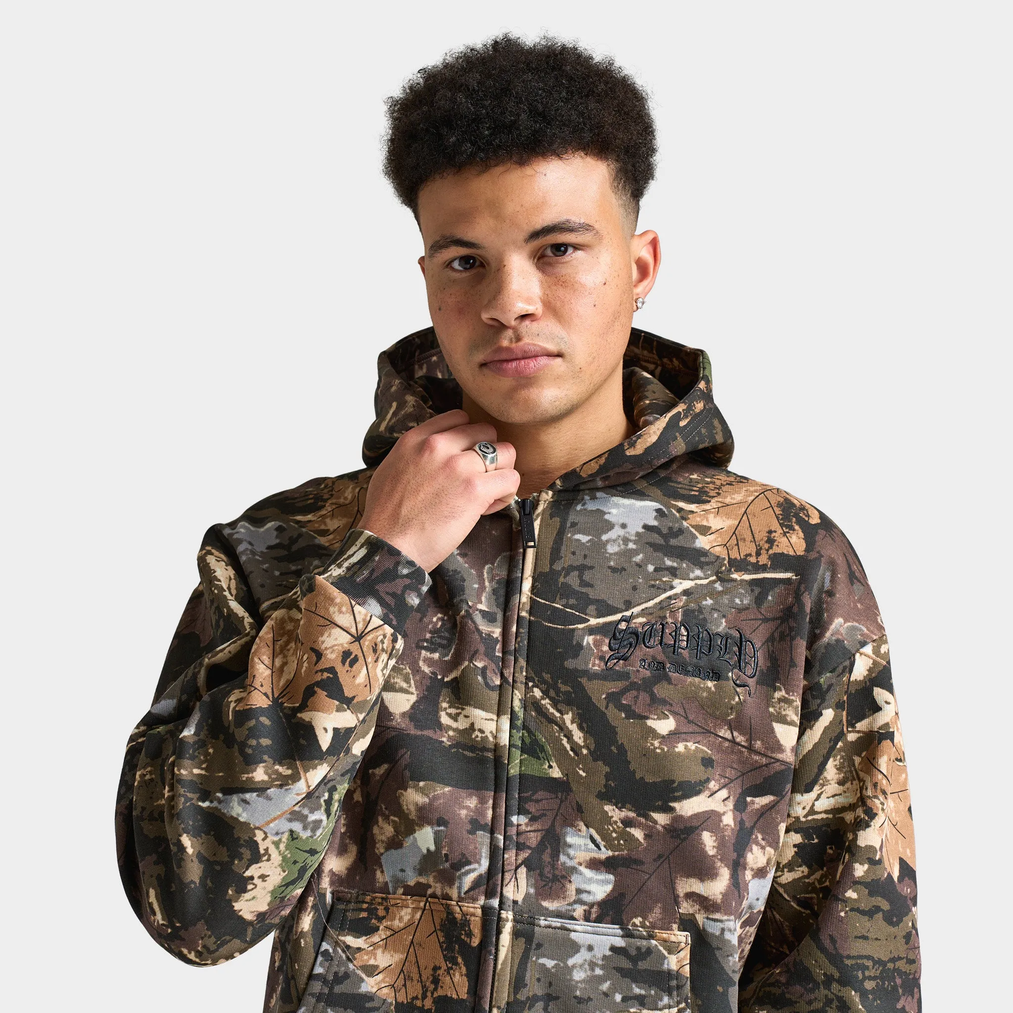 Supply and Demand Realtree Full Zip Hoodie / Vetiver