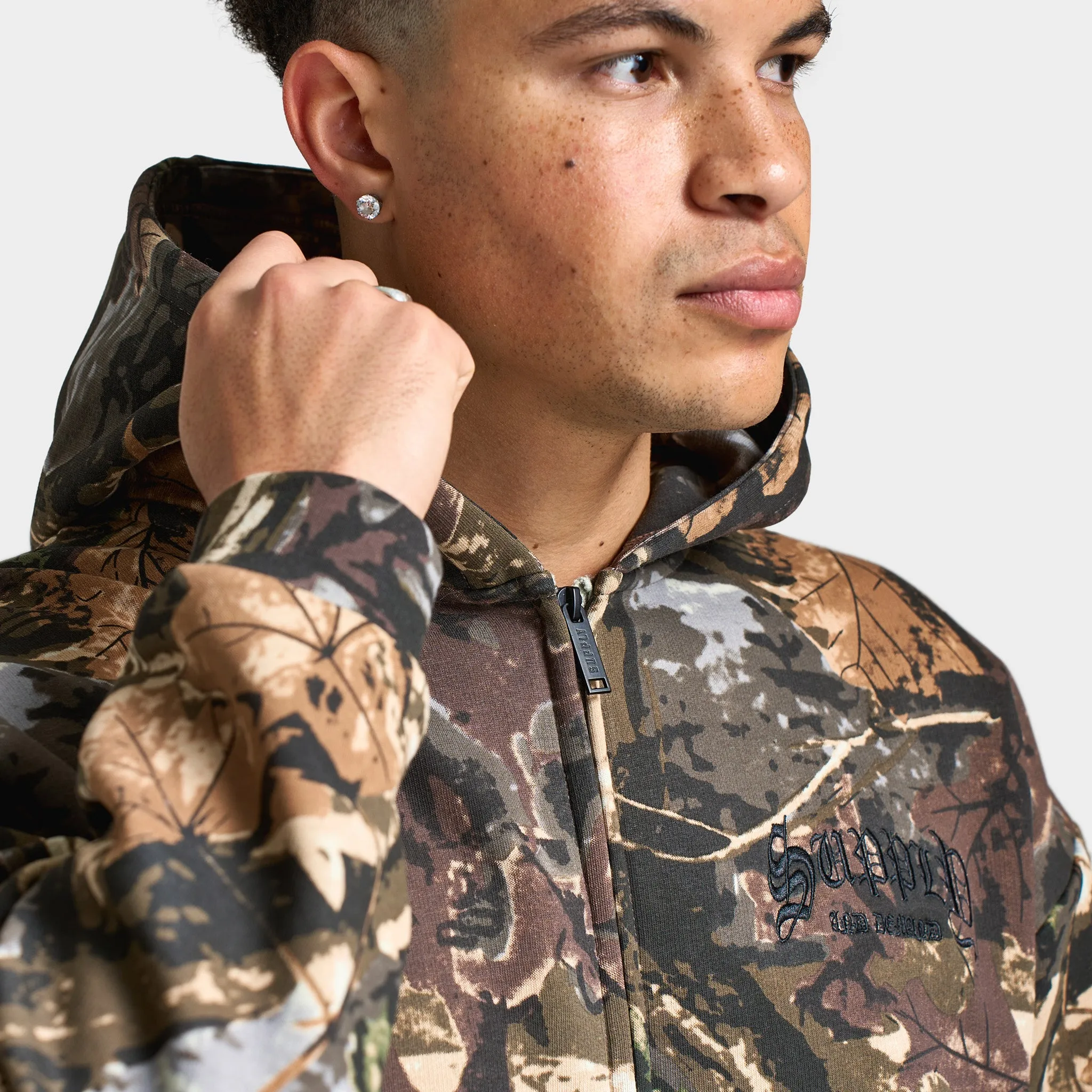 Supply and Demand Realtree Full Zip Hoodie / Vetiver