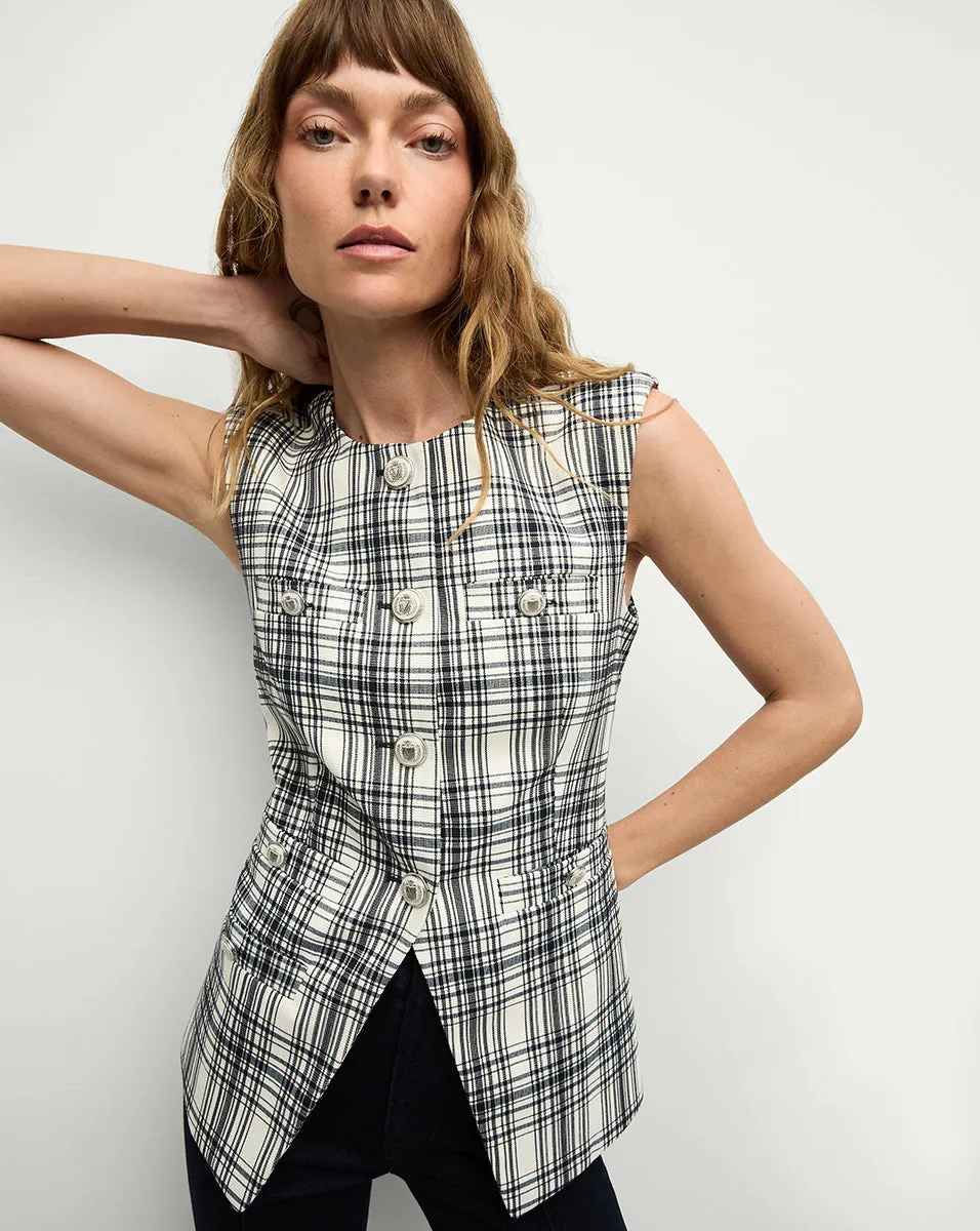 Tamara Plaid Vest