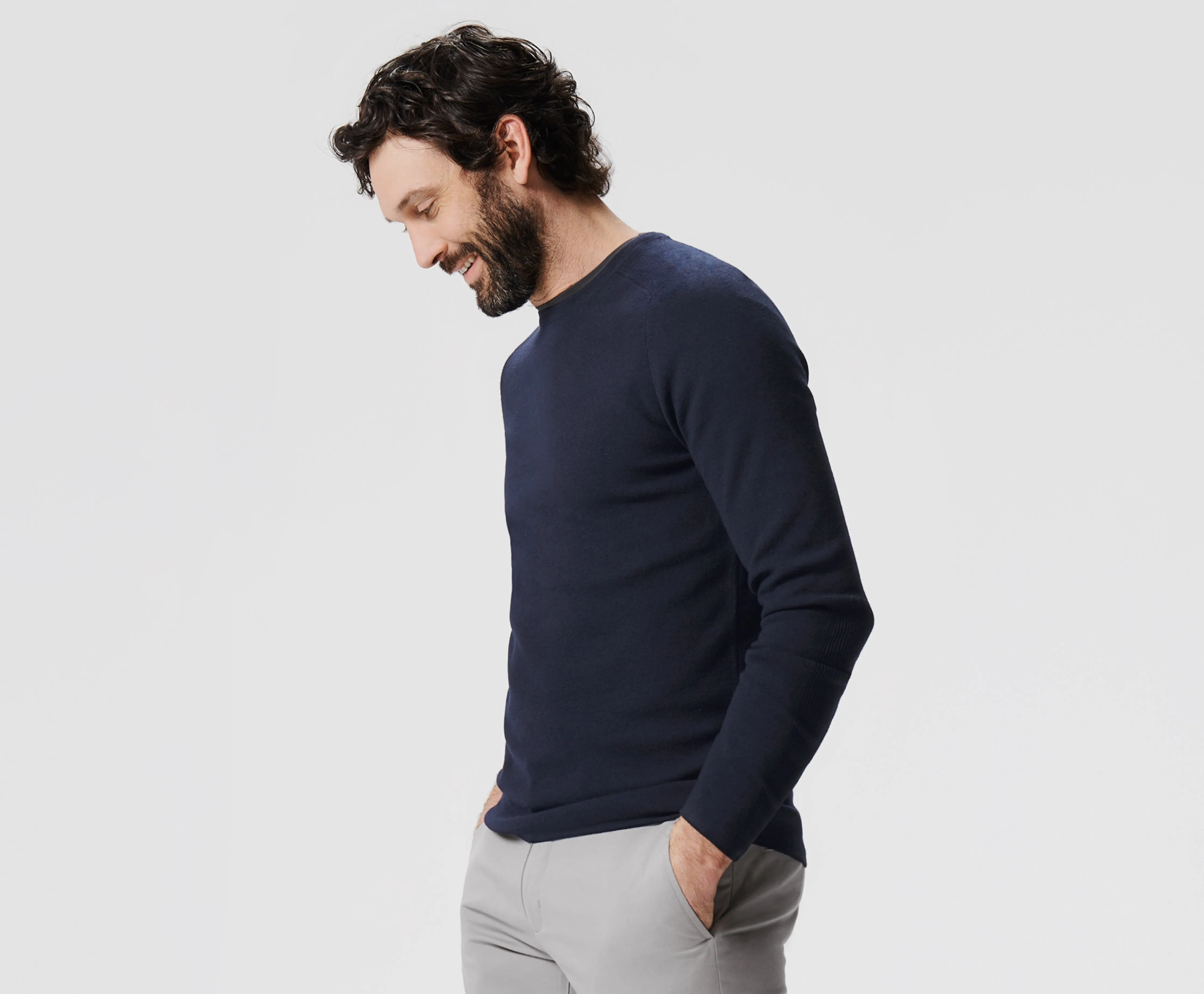 Tech Merino Crew Neck Sweater