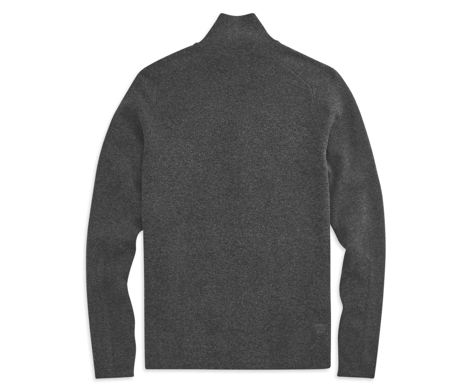 Tech Merino Full-Zip Sweater Charcoal Heather