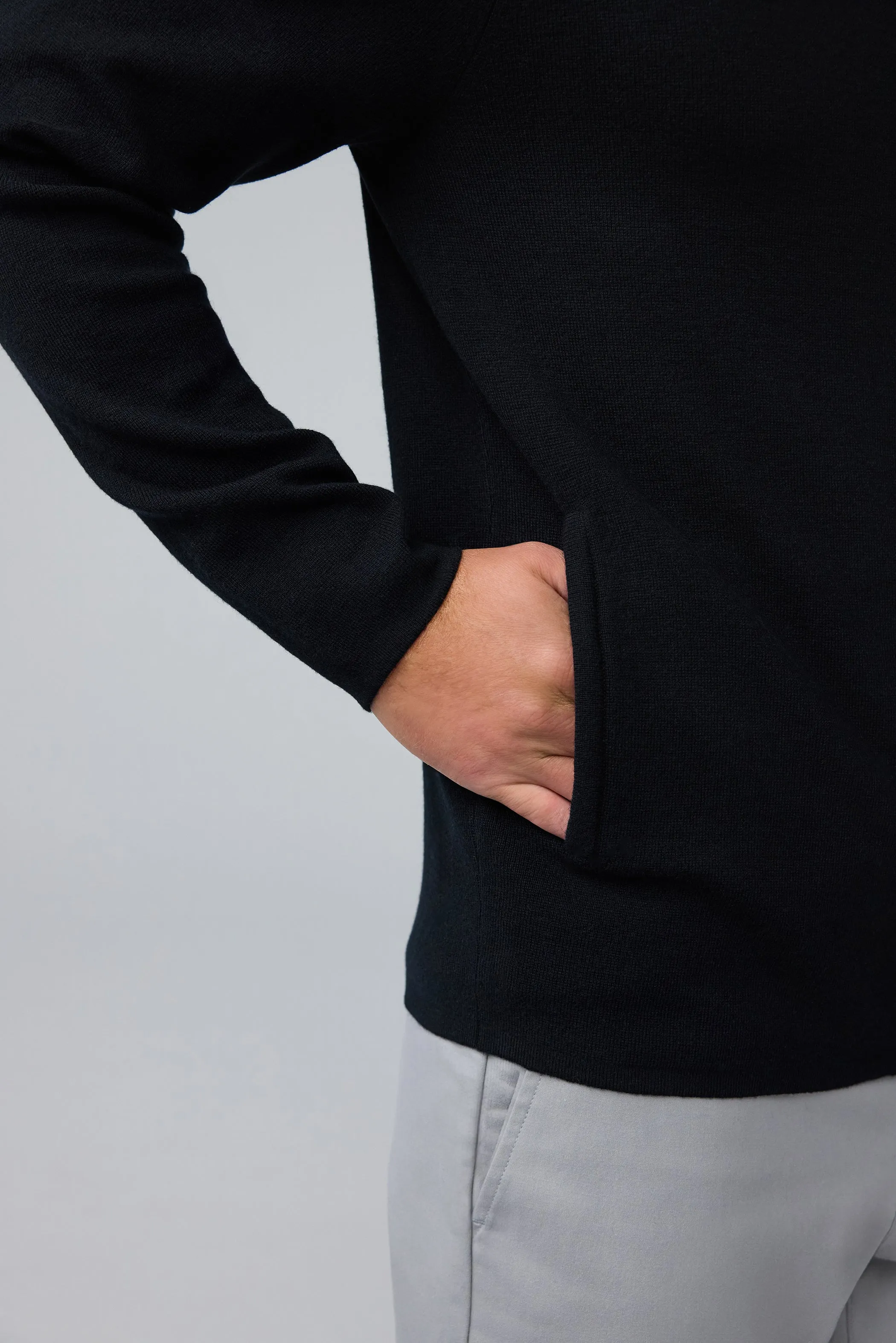 Tech Merino Full-Zip Sweater