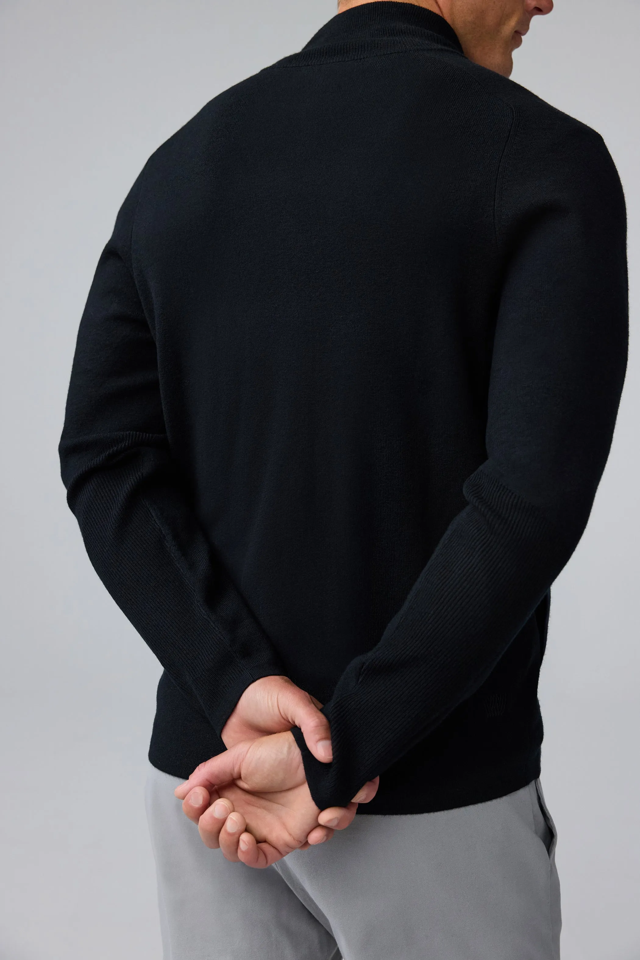 Tech Merino Full-Zip Sweater