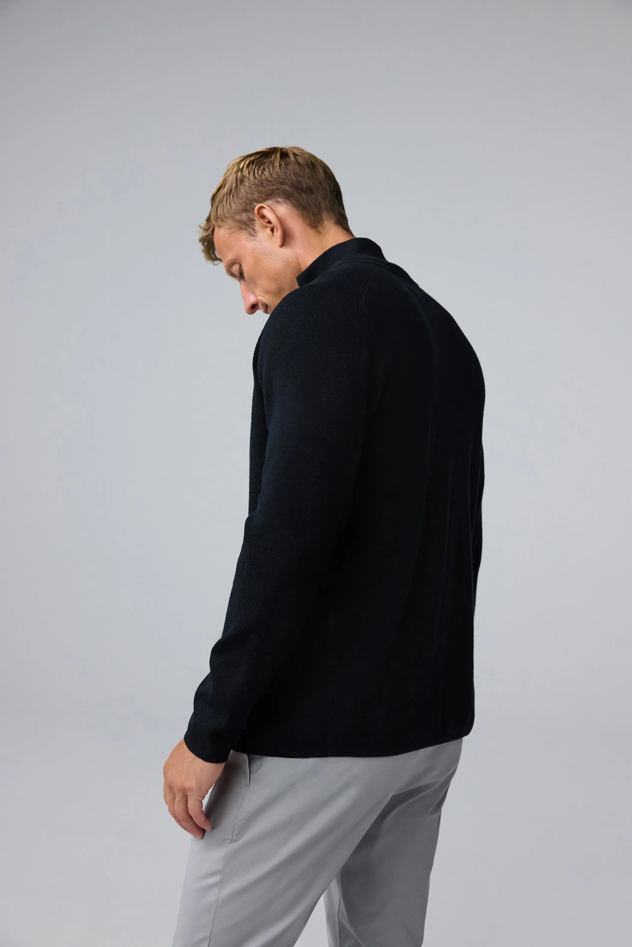 Tech Merino Full-Zip Sweater