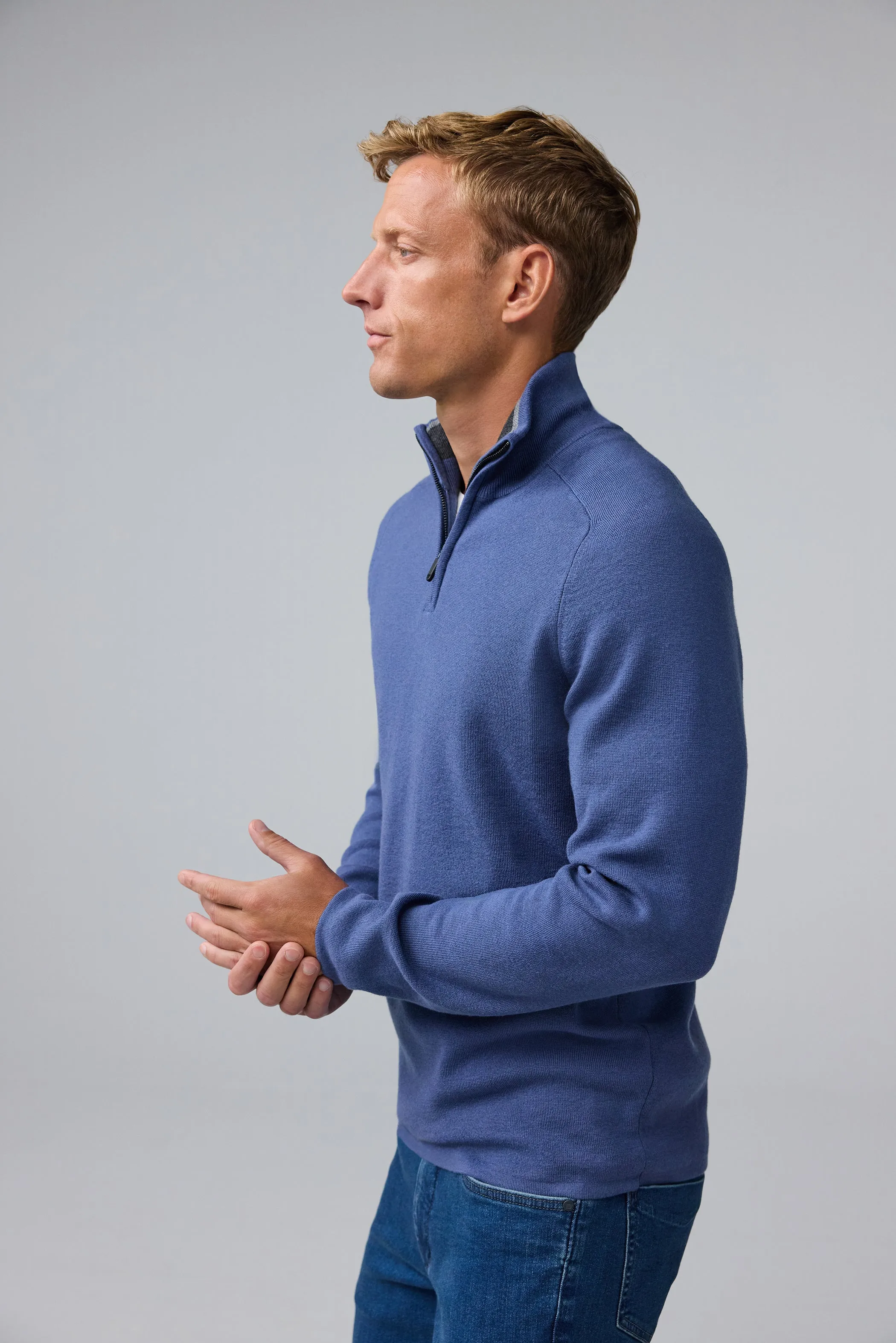 Tech Merino Half-Zip Sweater