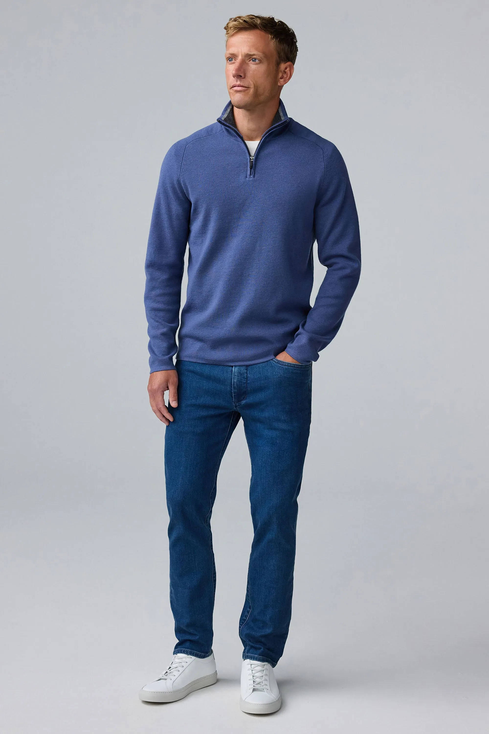 Tech Merino Half-Zip Sweater