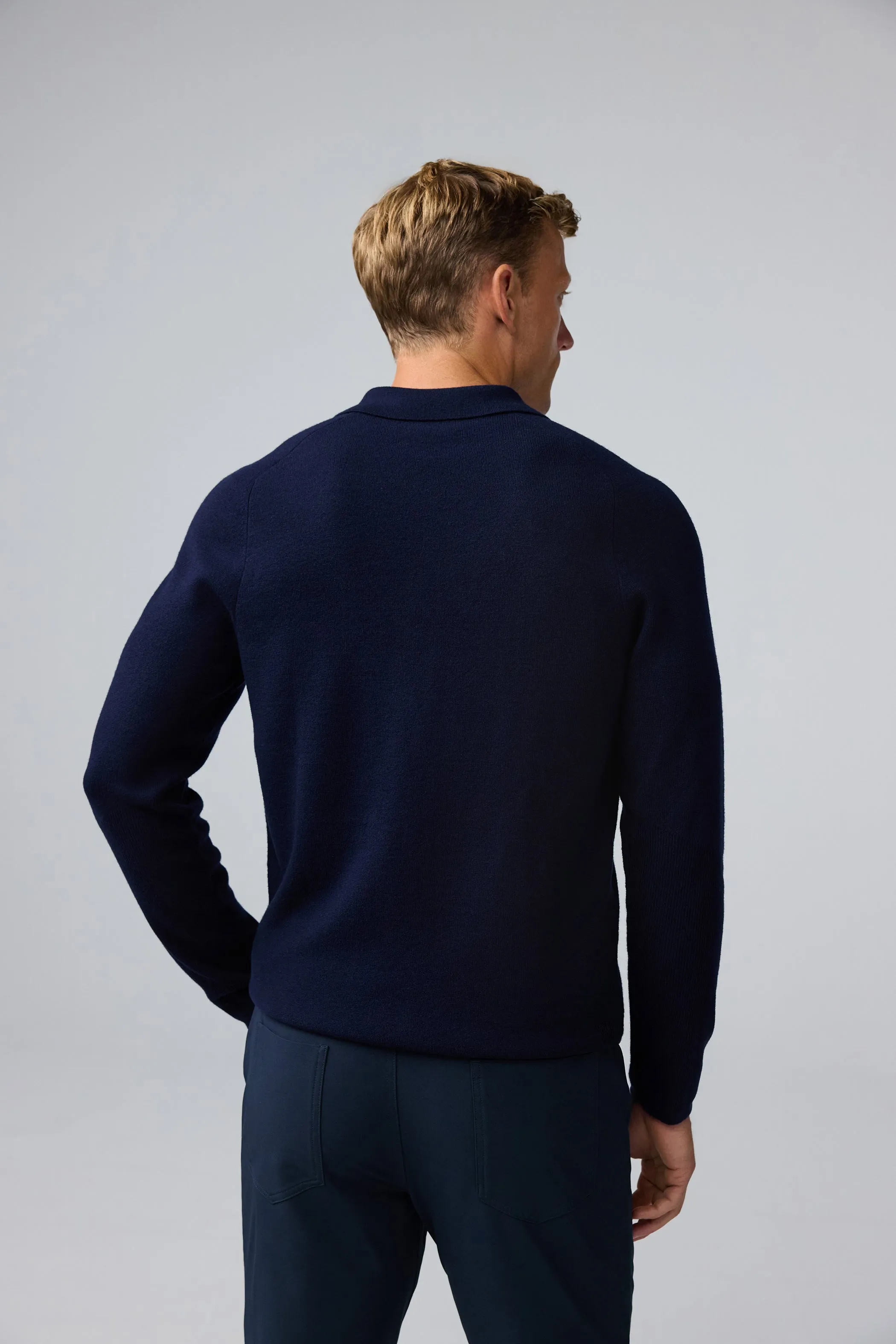 Tech Merino Sweater Polo