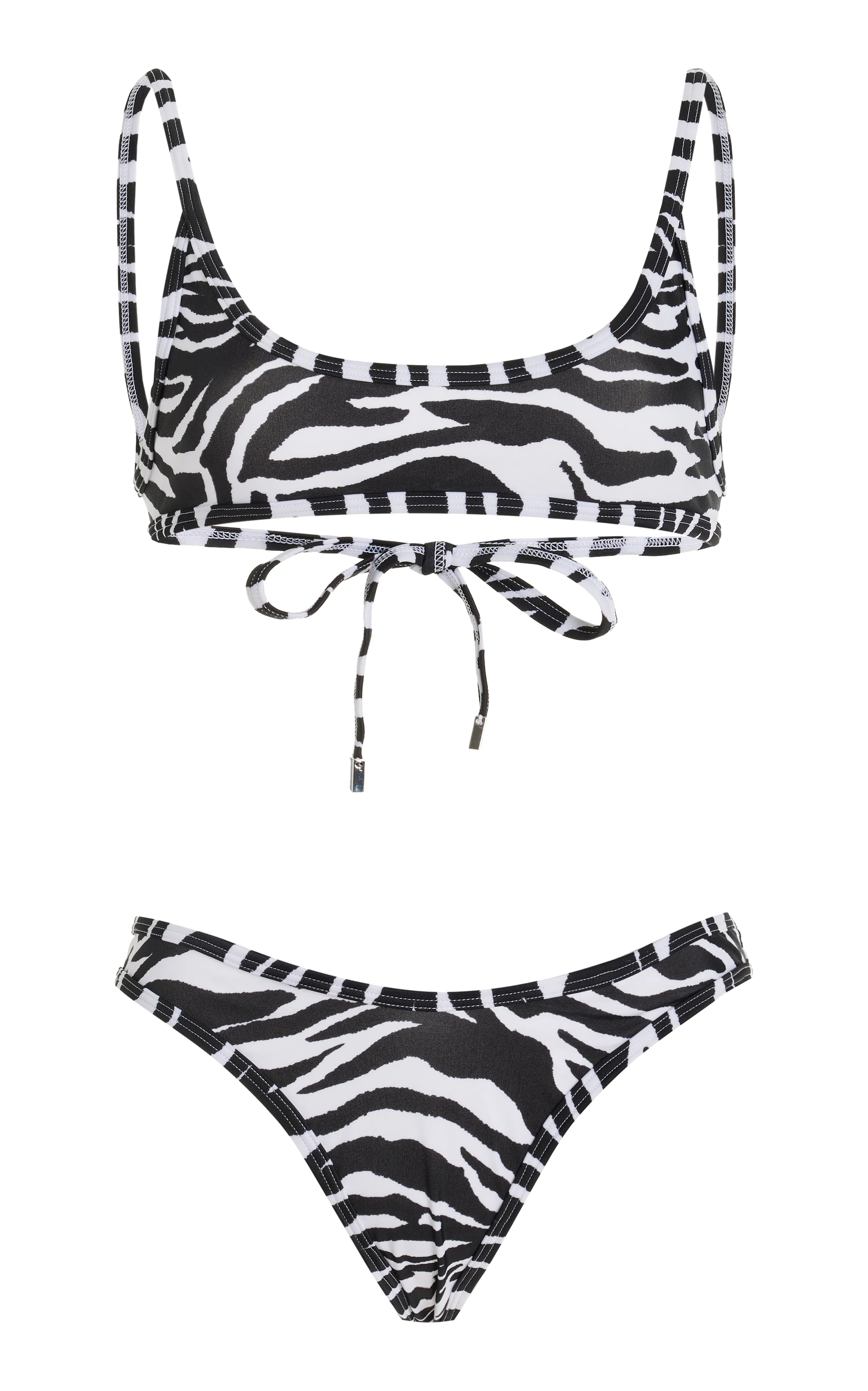 The Attico Scooped Bikini Set