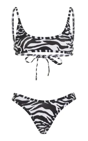 The Attico Scooped Bikini Set