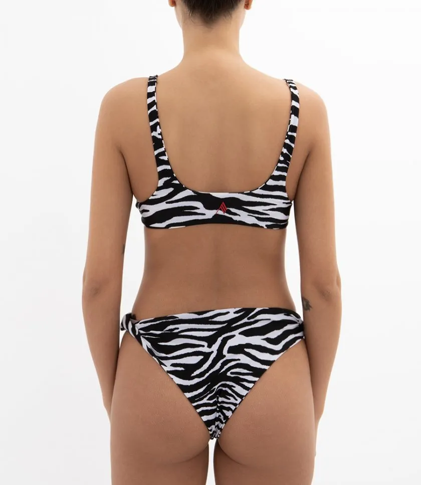 THE ATTICOZEBRA PRINTED BIKINI