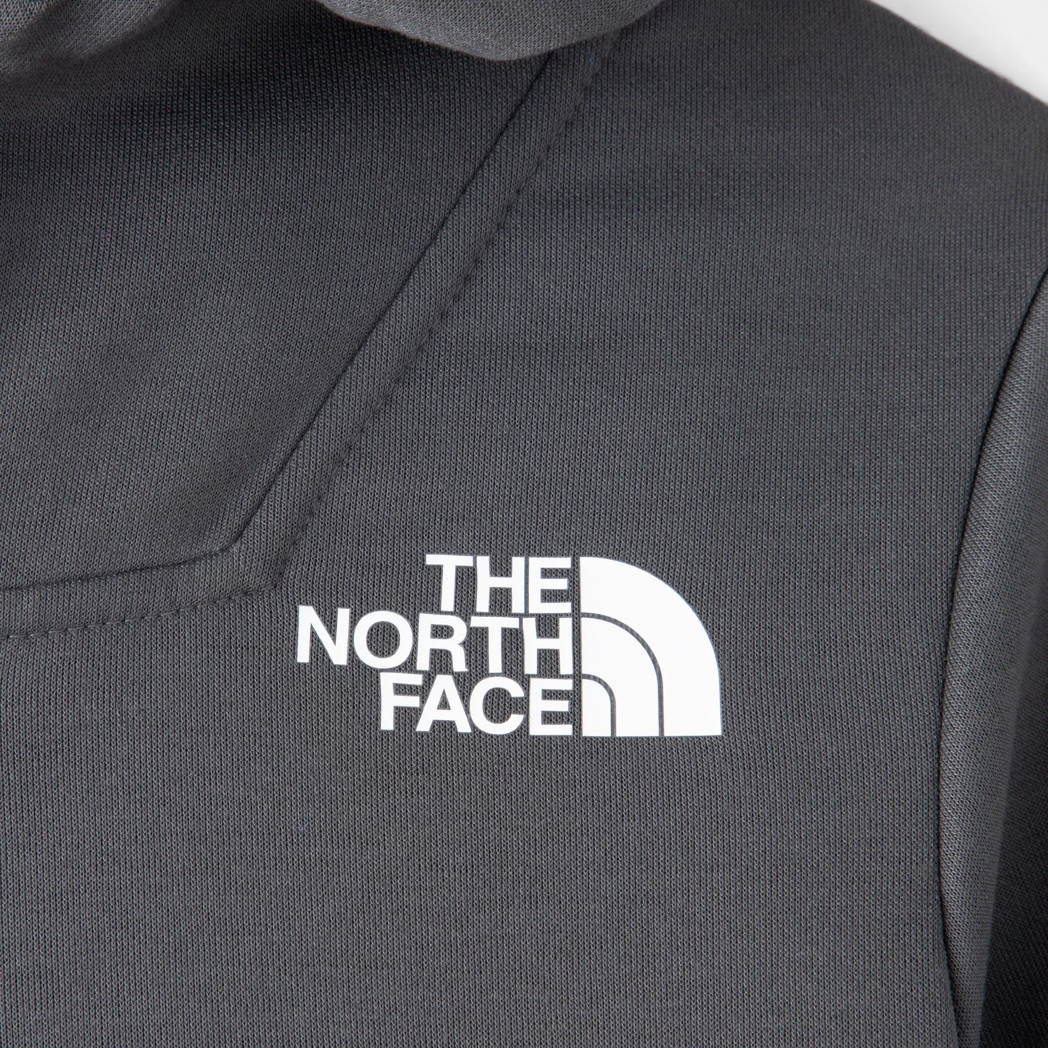 The North Face Junior Boys' Kaveh Full-Zip Hoodie Anthracite Grey / TNF Black