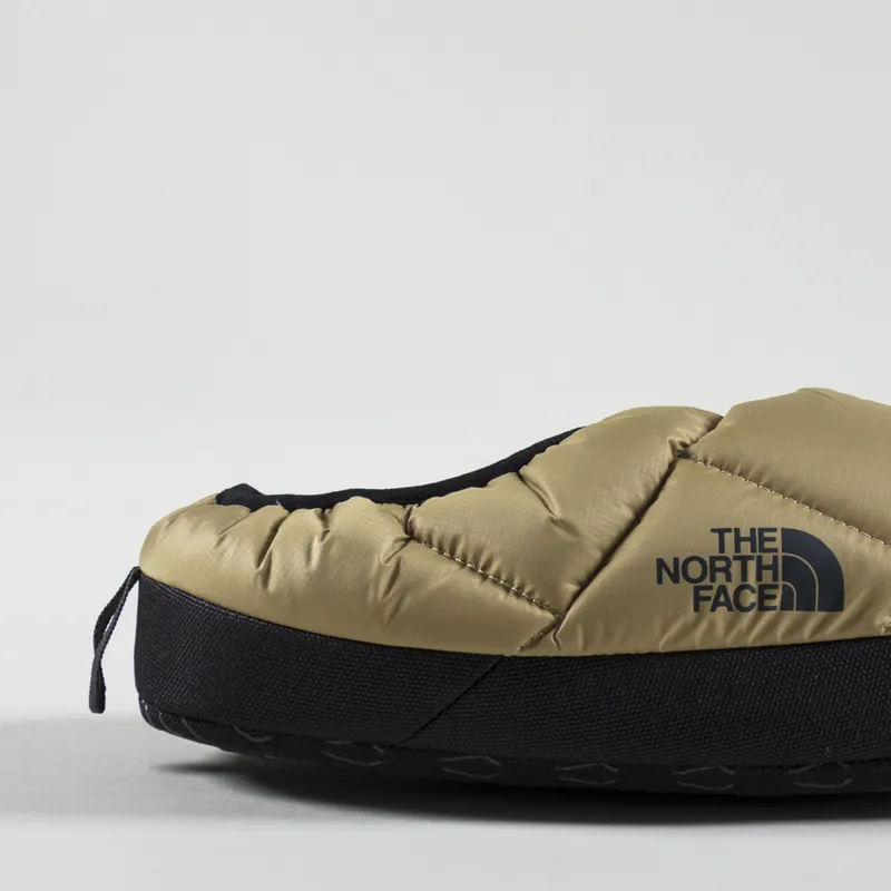 The North Face Mens Nuptse Insulated Down Tent Mules III Khaki Stone