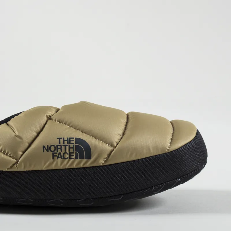 The North Face Mens Nuptse Insulated Down Tent Mules III Khaki Stone