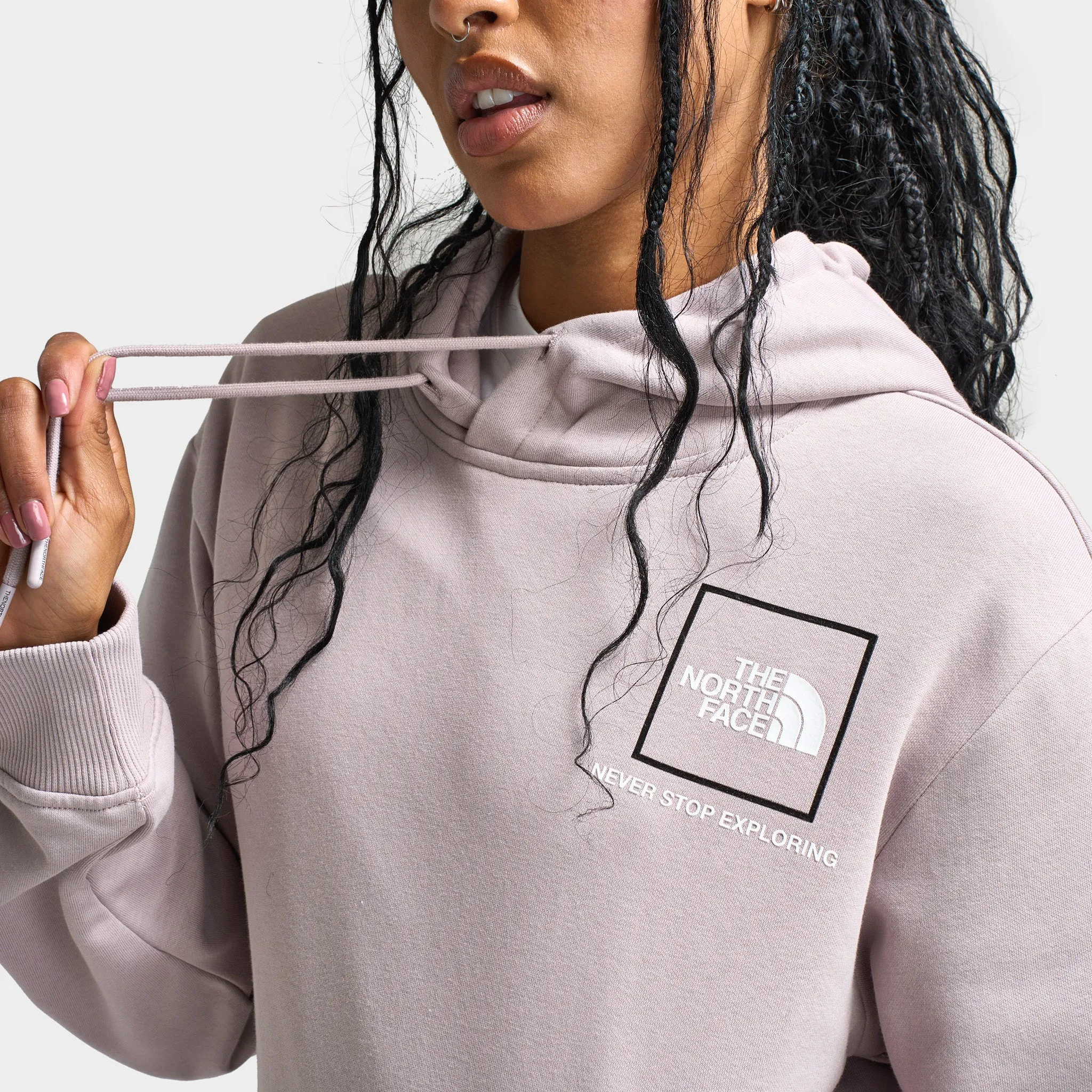 The North Face Women's Relaxed Graphic Hoodie / Moonstone Grey