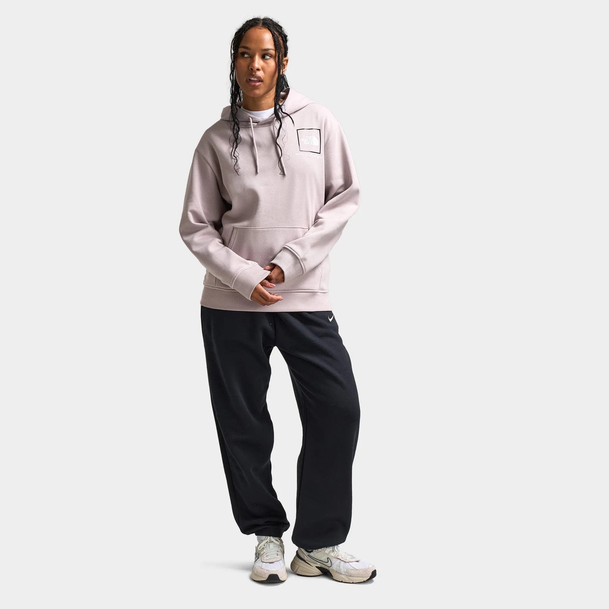 The North Face Women's Relaxed Graphic Hoodie / Moonstone Grey