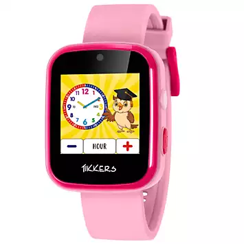 Tikkers Interactive Pink Silicone Strap Smart Watch Complete With Camera, Video & Games | Kaleidoscope