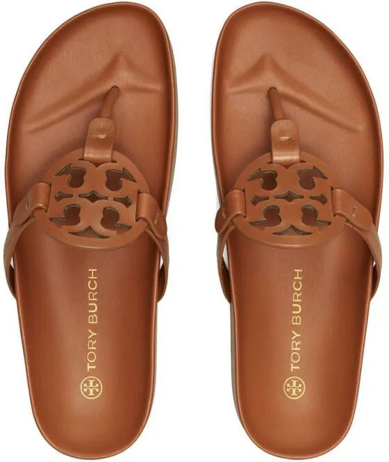 Tory Burch Miller thong-strap sandals Brown