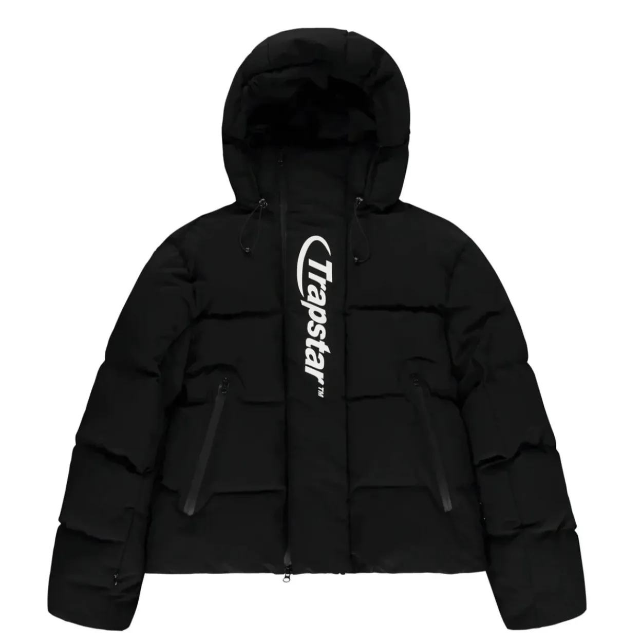 Trapstar Hyperdrive Technical Puffer Jacket - Black / White