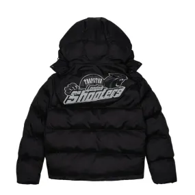 Trapstar Shooters Hooded Puffer Jacket - Black / Reflective