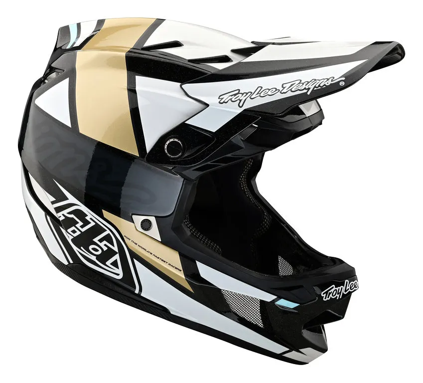 Troy Lee Designs D4 Carbon Full Face Helmet - MIPS - Team - Gold - 2023