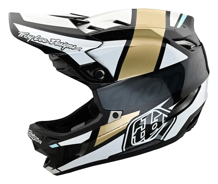 Troy Lee Designs D4 Carbon Full Face Helmet - MIPS - Team - Gold - 2023