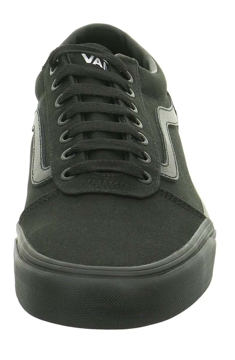 VANS Ward Canvas Trainers Black/Black