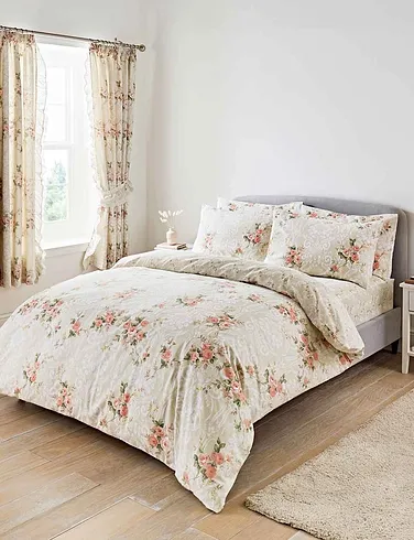 Vantona Charlotte Flannelette Quilt Cover