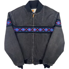 Vintage 90's Carhartt Southwest Aztec Sante Fe Jacket 1993 Rare JR035