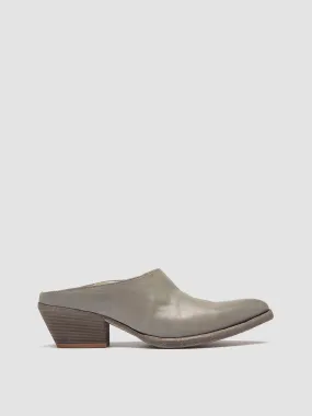 WANDA DD 101 - Grey Suede Mule Sandals