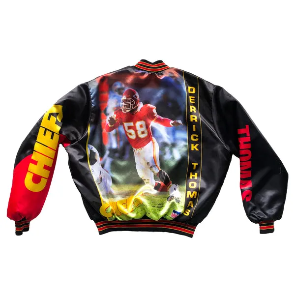 WESTSIDE STOREY VINTAGE | VINTAGE CHALKLINE 1990'S CHIEFS DERRICK THOMAS FANIMATION JACKET