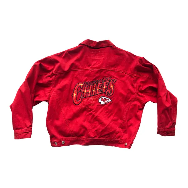 WESTSIDE STOREY VINTAGE | VINTAGE PRO ELITE CHIEFS RED DENIM JACKET